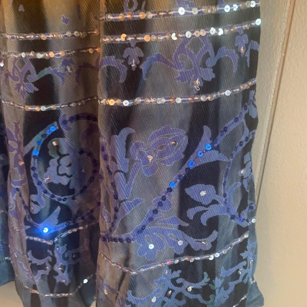 Chaudry KC Blue and Orange Maxi Skirt - Picture 2 of 6